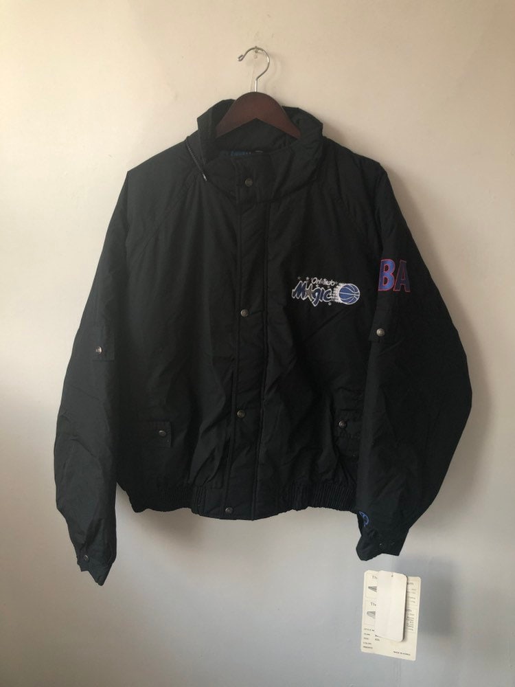 90s vintage proplayer/ベンチコート/L オーランドマジック Vintage Orlando Magic Pro Player Jacket Coat Mens Size XXL