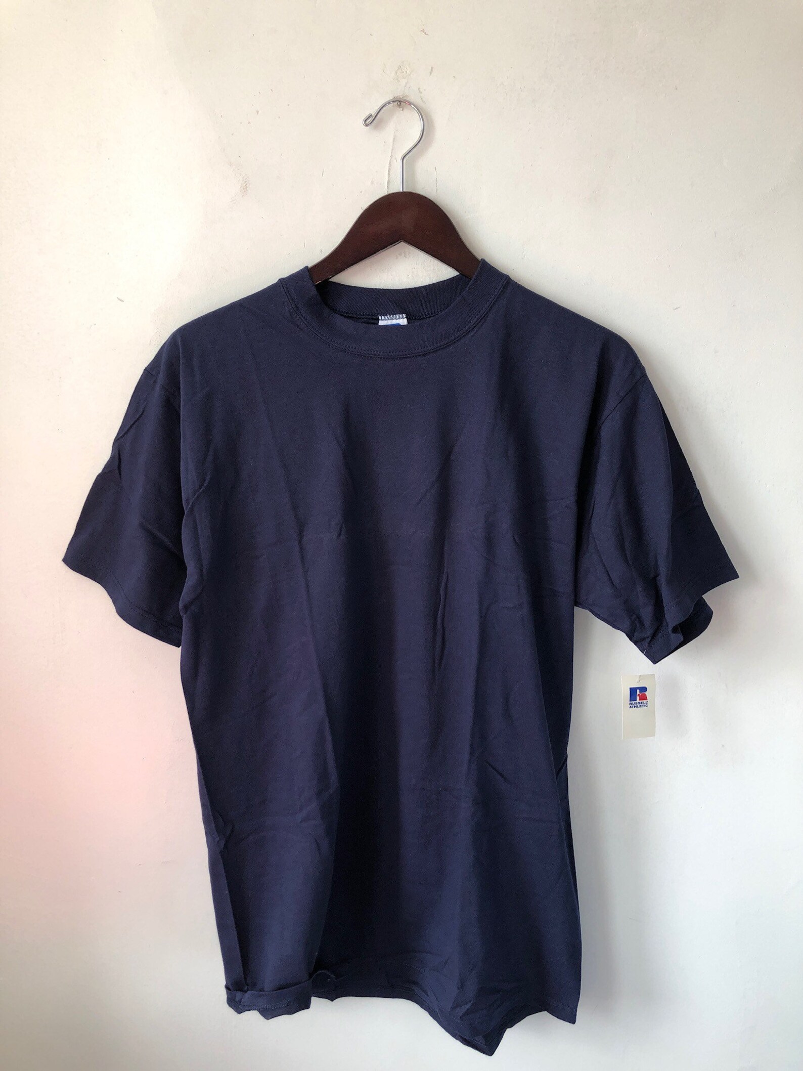 Camiseta Hombre 100% Algodón Italiano Navy XXL - Corte Regular, Esencial Y Sostenible