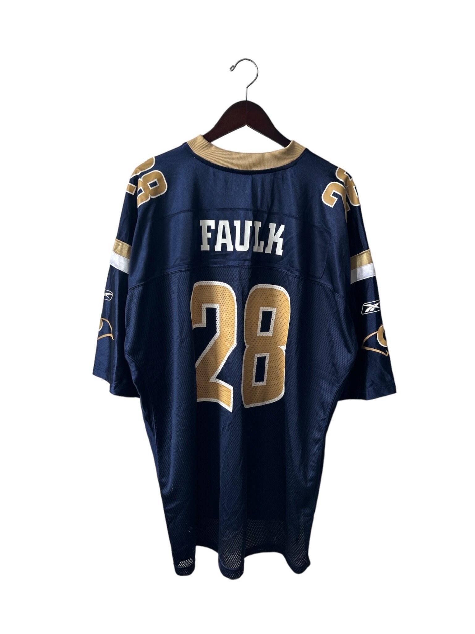 Vintage Reebok Marshall Faulk Louis Rams Jersey Mens Size XXL
