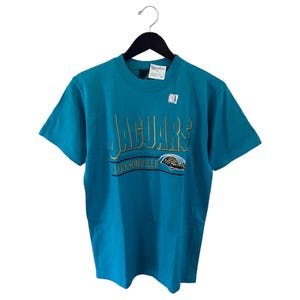 vintage jacksonville jaguars T-shirt heren maat small deadstock NWT jaren 90 gemaakt in de VS NFL