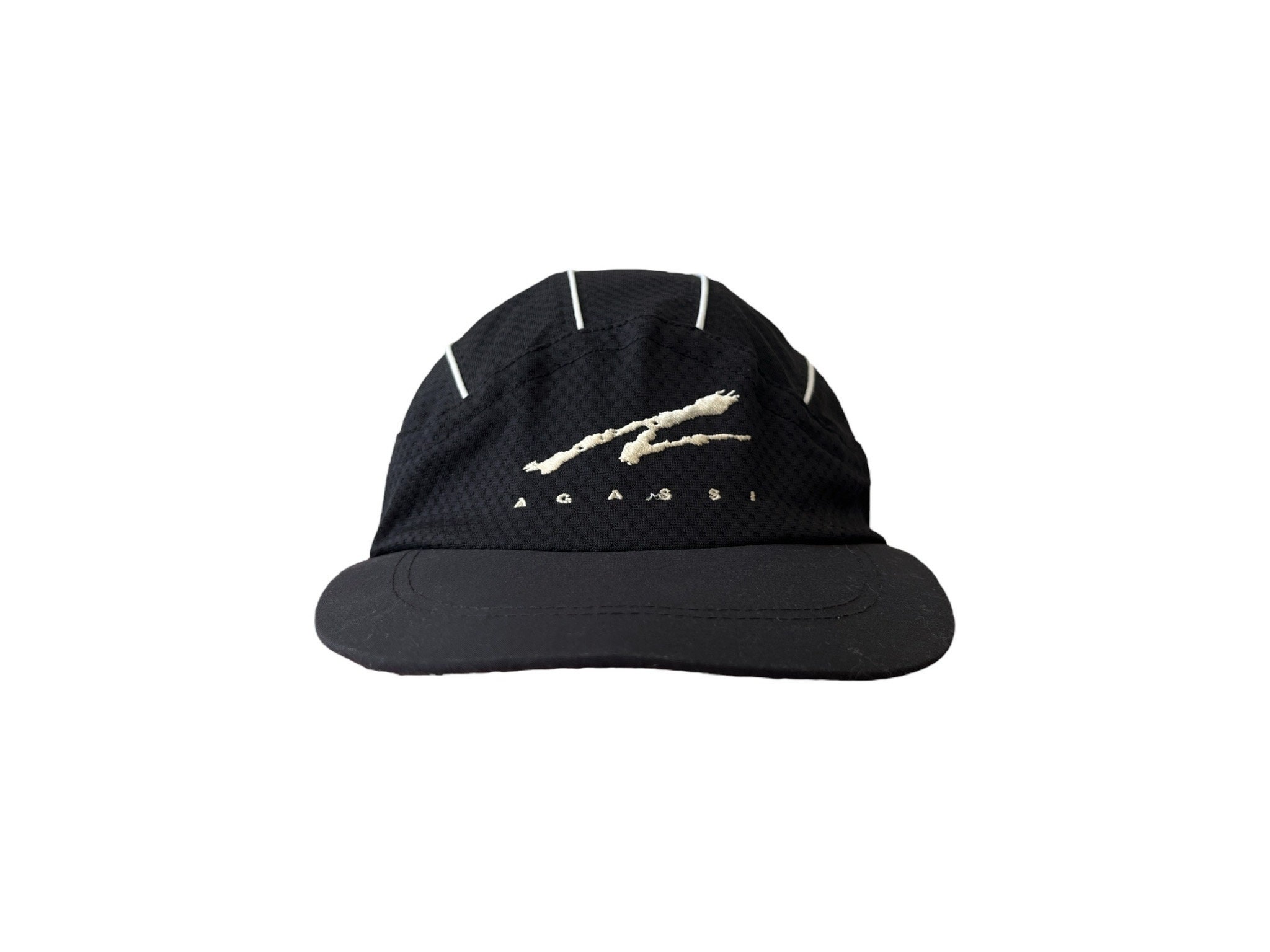 Vintage Nike Andre Agassi Nylon Panel Hat Cap Adult OSFA 90s