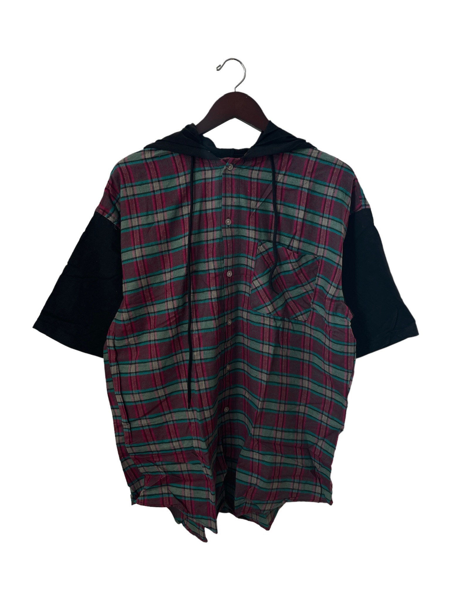 Hooded 90s Flannel - Etsy