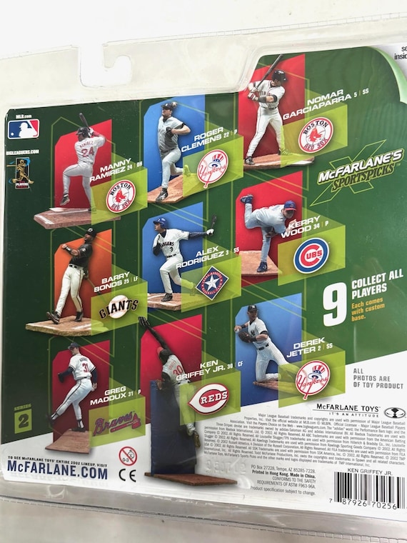 Vintage Ken Griffey Jr Cincinnati Reds Figure Toy Mcfarlane Series