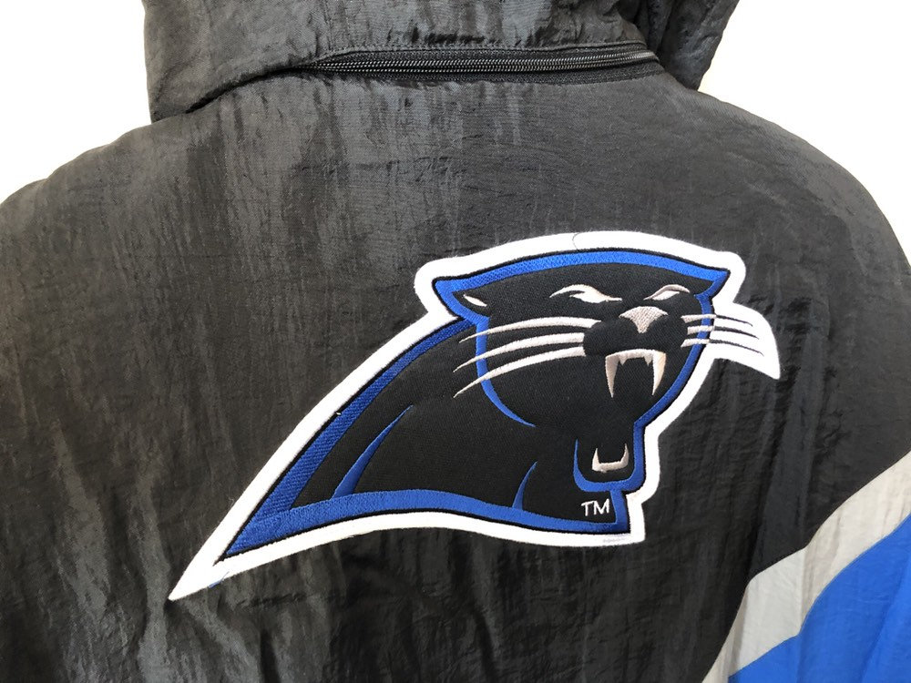 Vintage Carolina Panthers Apex One Jacket Coat Mens Size Large