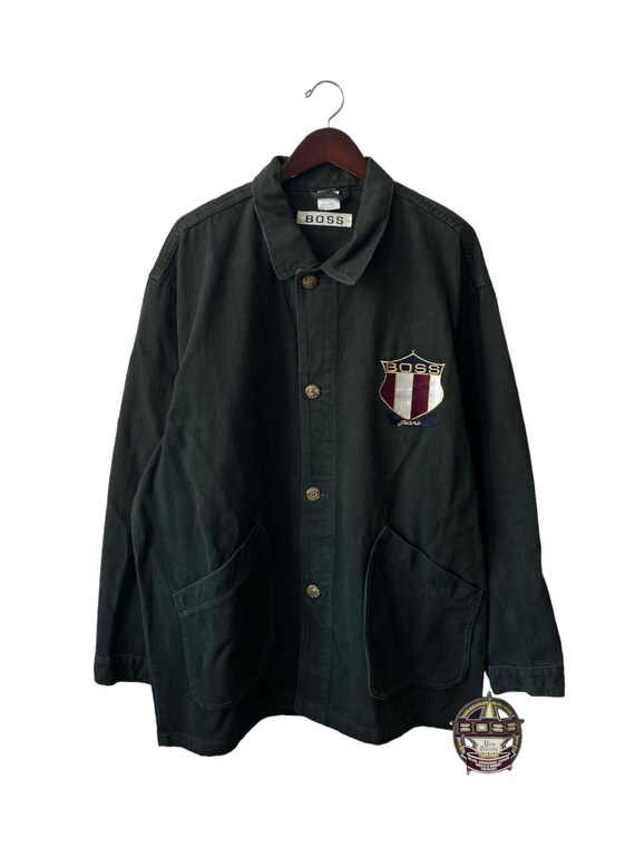 BOSS ジャケット　90s セール】ヒューゴボス HUGO BOSS HUGO BOSS レザージャケット