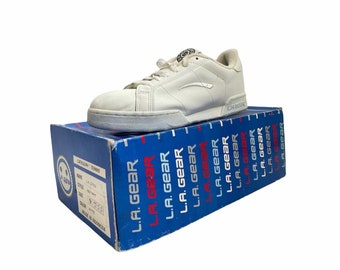 vintage LA gear LA open tennis shoes sneakers mens size 9.5 deadstock NIB 90s