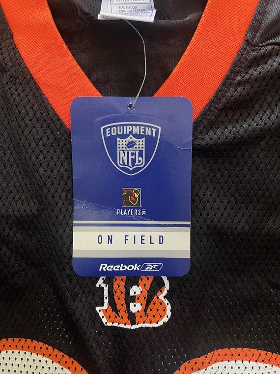 legitvintage Vintage Justin Smith Cincinnati Bengals Jersey Mens Size XL Deadstock Nwt 00s