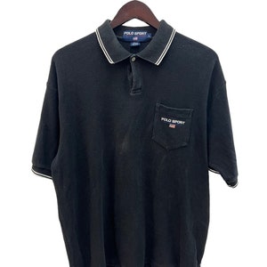 vintage polo sport polo shirt ralph lauren mens size large 90s