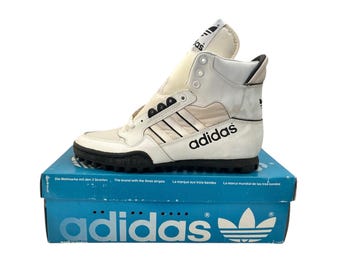 Zapatillas de fútbol vintage Adidas Impact Hi para hombre, talla 10.5, nuevas en caja, año 1989.