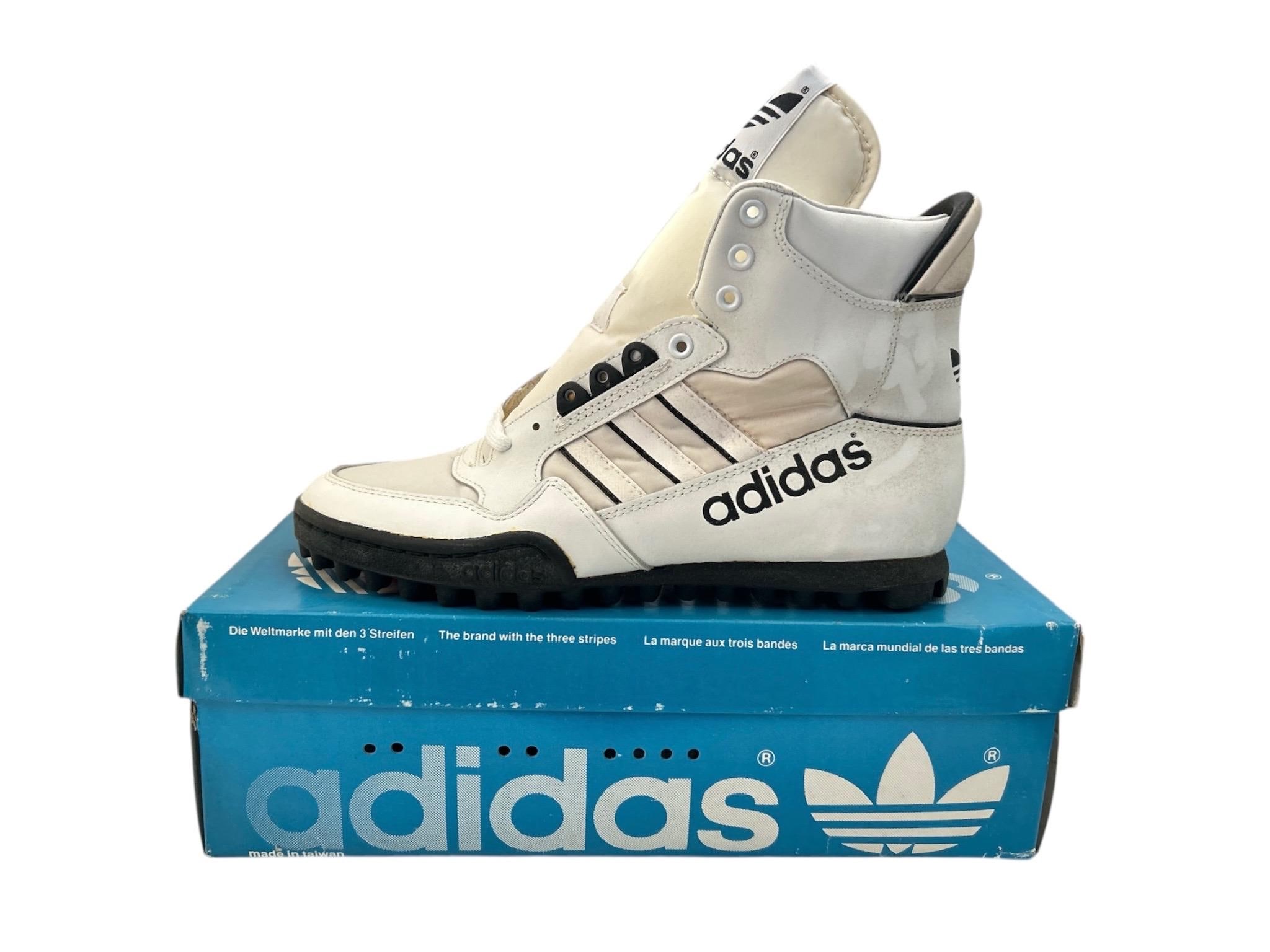 Vintage Adidas Impact Hi Football Cleats Shoes Mens Size 10.5