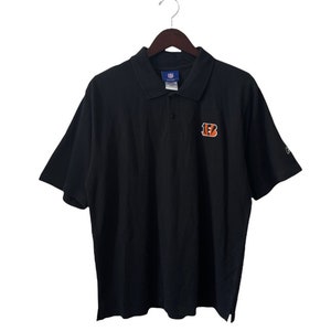 vintage NFL reebok cincinnati bengals polo mens size medium deadstock NWT 00s