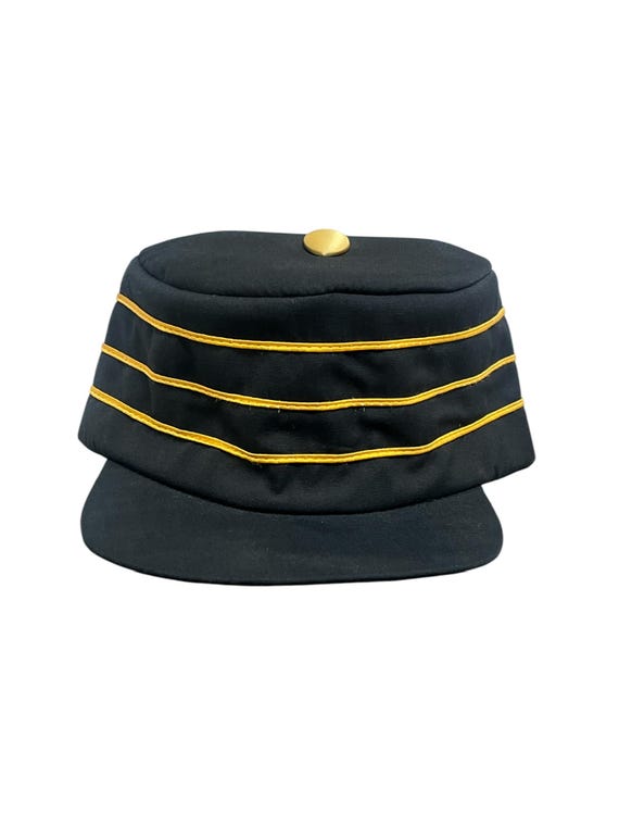 Vintage Pillbox Hat Cap Mens Size Small Deadstock NWOT 80s