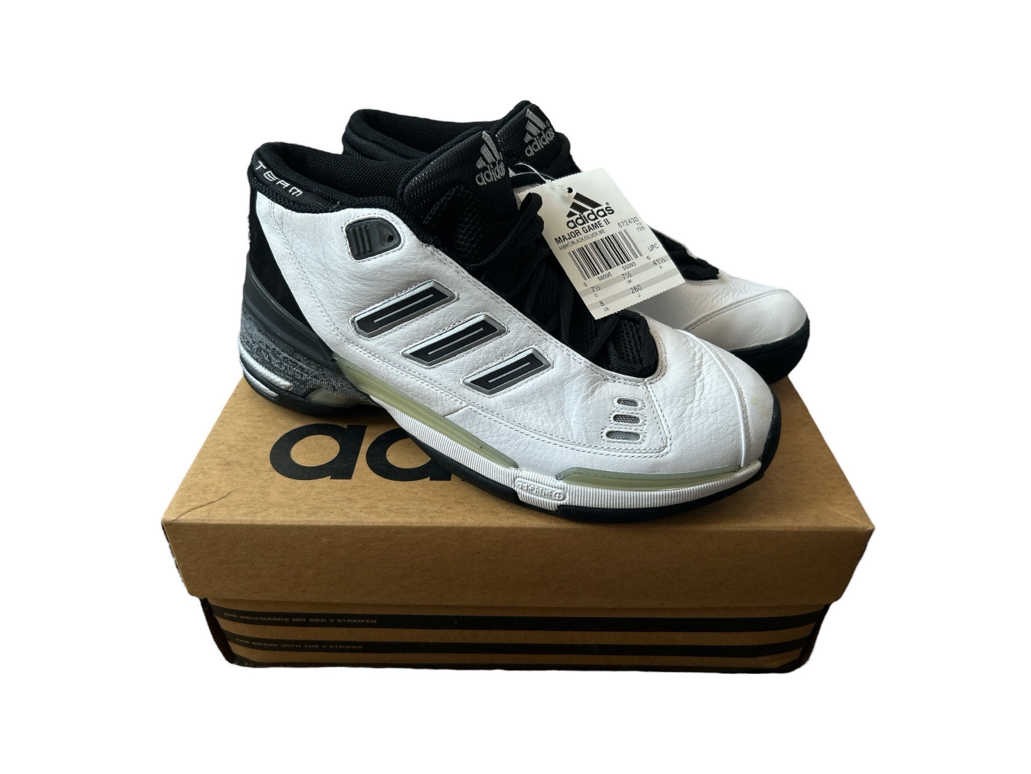 Vintage Adidas Major Game II Basketball Sneakers Shoes Mens