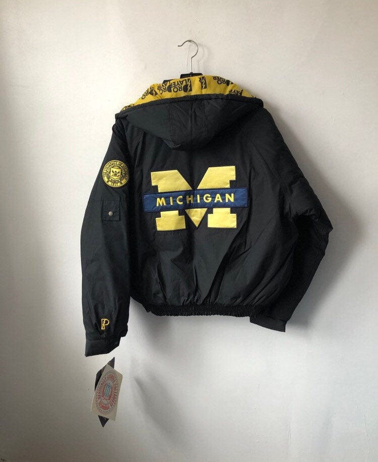 Vintage Michigan Wolverines Pro Player Jacket Coat Mens Size Vintage Michigan Wolverines Pro Player Jacket Coat Mens Size