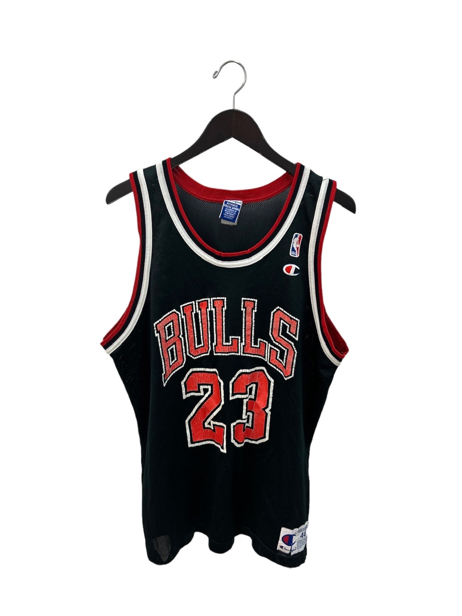 Michael Jordan #23 Vintage Reversible Red And Black Bulls Jersey Size 48 XL  Rare