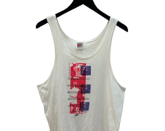 vintage Nike Air Jordan tanktop heren maat groot jaren '80 gemaakt in de VS