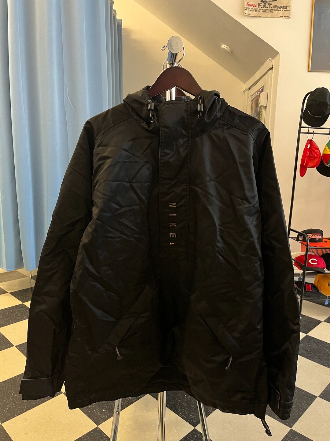 OLD NIKE ANORAK HARF ZIP JACKET