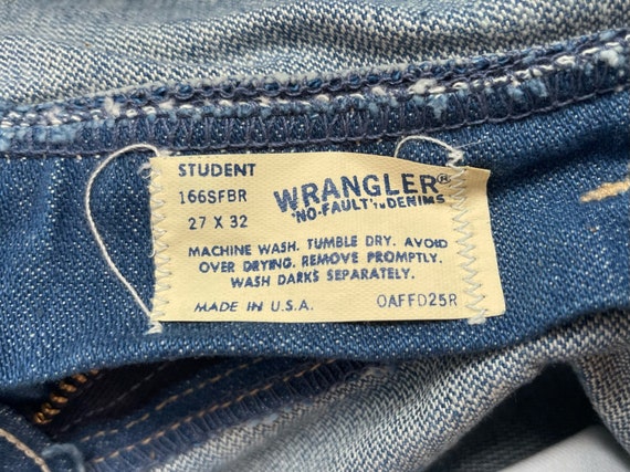 vintage wrangler bandolero straight leg jeans siz… - image 5