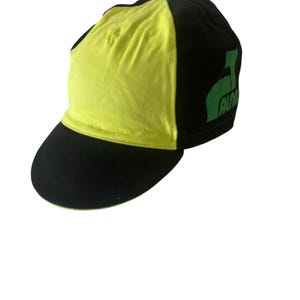 vintage neon cotton palnasr cycling cap mens OSFA deadstock NWOT 80s