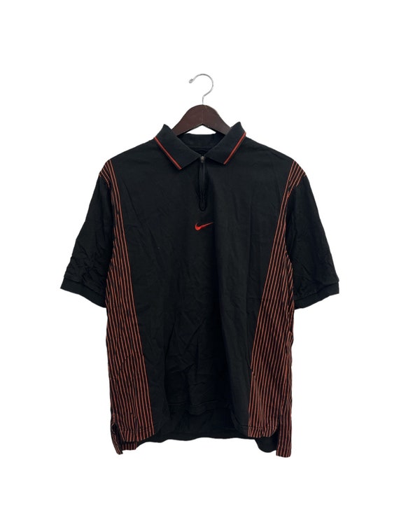 vintage nike tiger woods golf polo shirt mens size