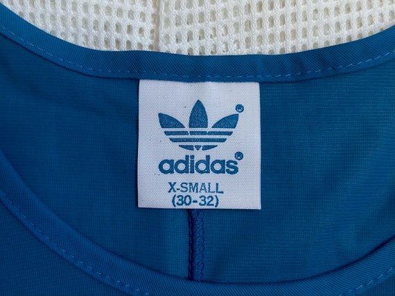 vintage adidas nylon mesh tank top mens size XS d… - image 4