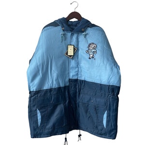 vintage UNC tar heels conic jacket coat mens size large deadstock NWT 90s NOS