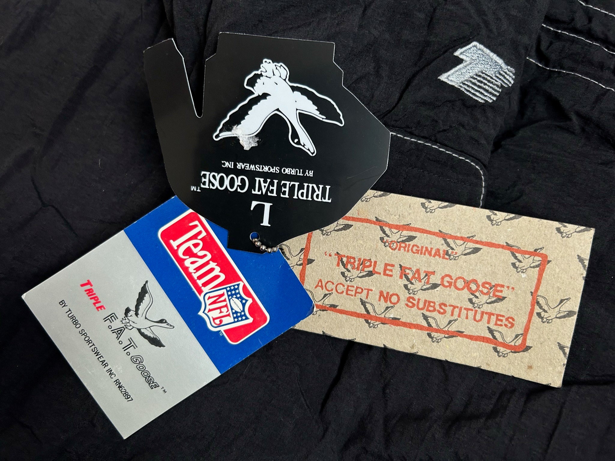 Vintage Los Angeles Raiders Triple Fat Goose Heavyweight Jacket