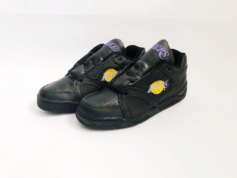 Vintage Converse Ox Los Angeles Lakers Shoes Sneakers Mens Etsy