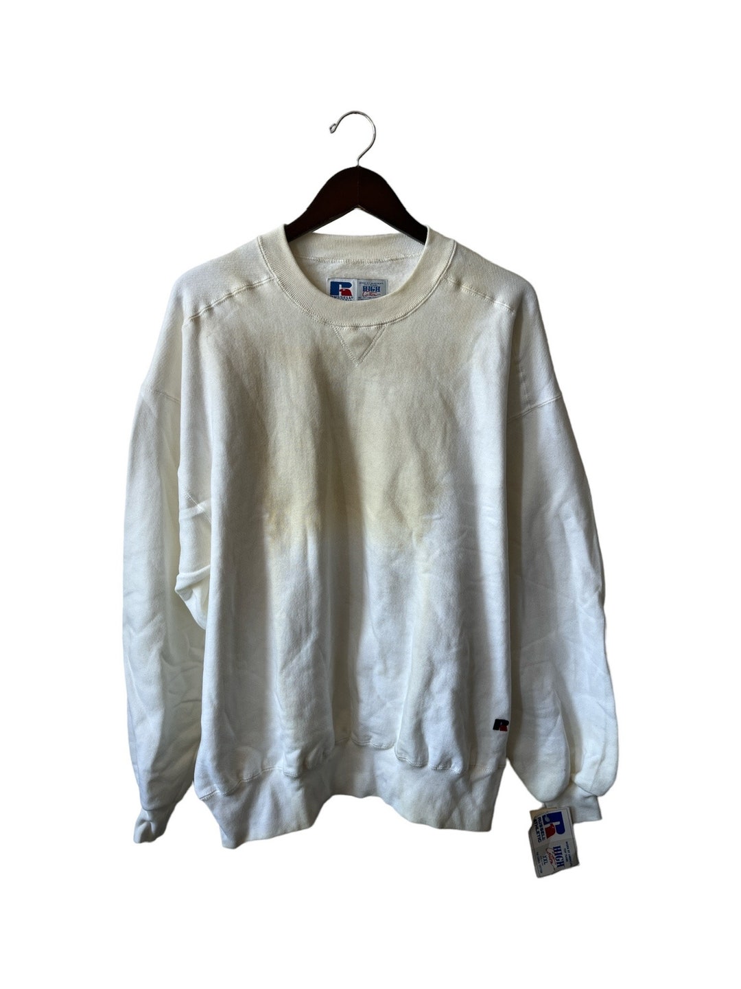 Vintage Russell High Cotton Heavyweight Crewneck Sweatshirt Mens