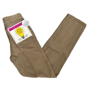 vintage lee utilities khaki jeans mens size 29x34 deadstock NWT 90s made in USA