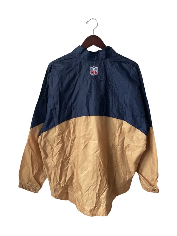 VINTAGE NFL ST. LOUIS RAMS WINDBREAKER JACKET, Men's Fashion