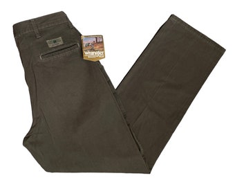 vintage wrangler rugged wear sportsman pantalones tamaño 34x32 deadstock NWT 90s made in USA