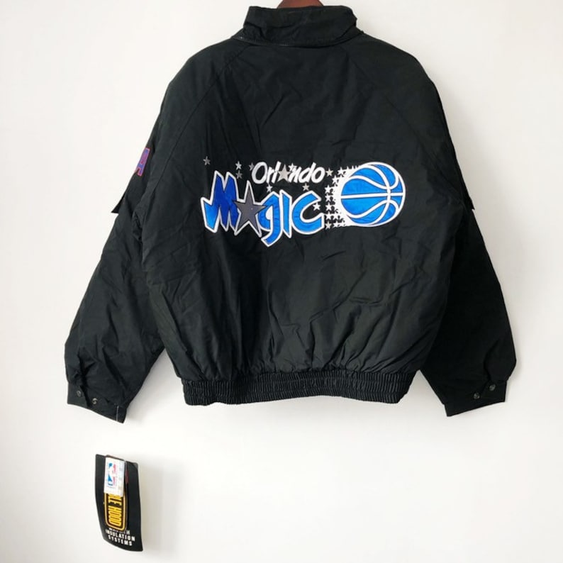 vintage orlando magic pro player jacket coat mens size XL deadstock NWT 90s