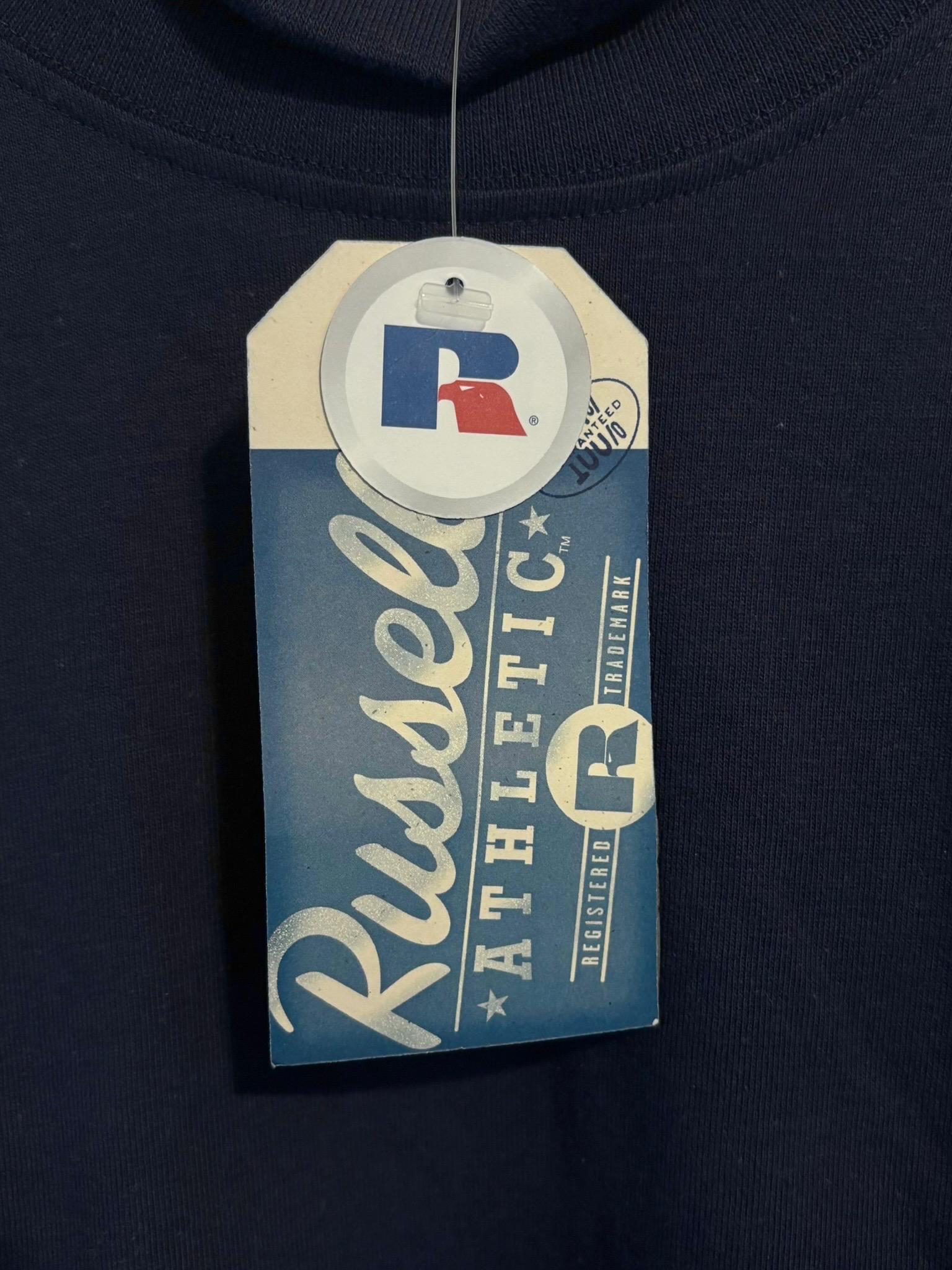 トップス RUSSELL ATHLETIC PRO COTTON 90s USA Vtg 90s Russell Athletic Pro Cotton Crewneck Sweatshirt Navy