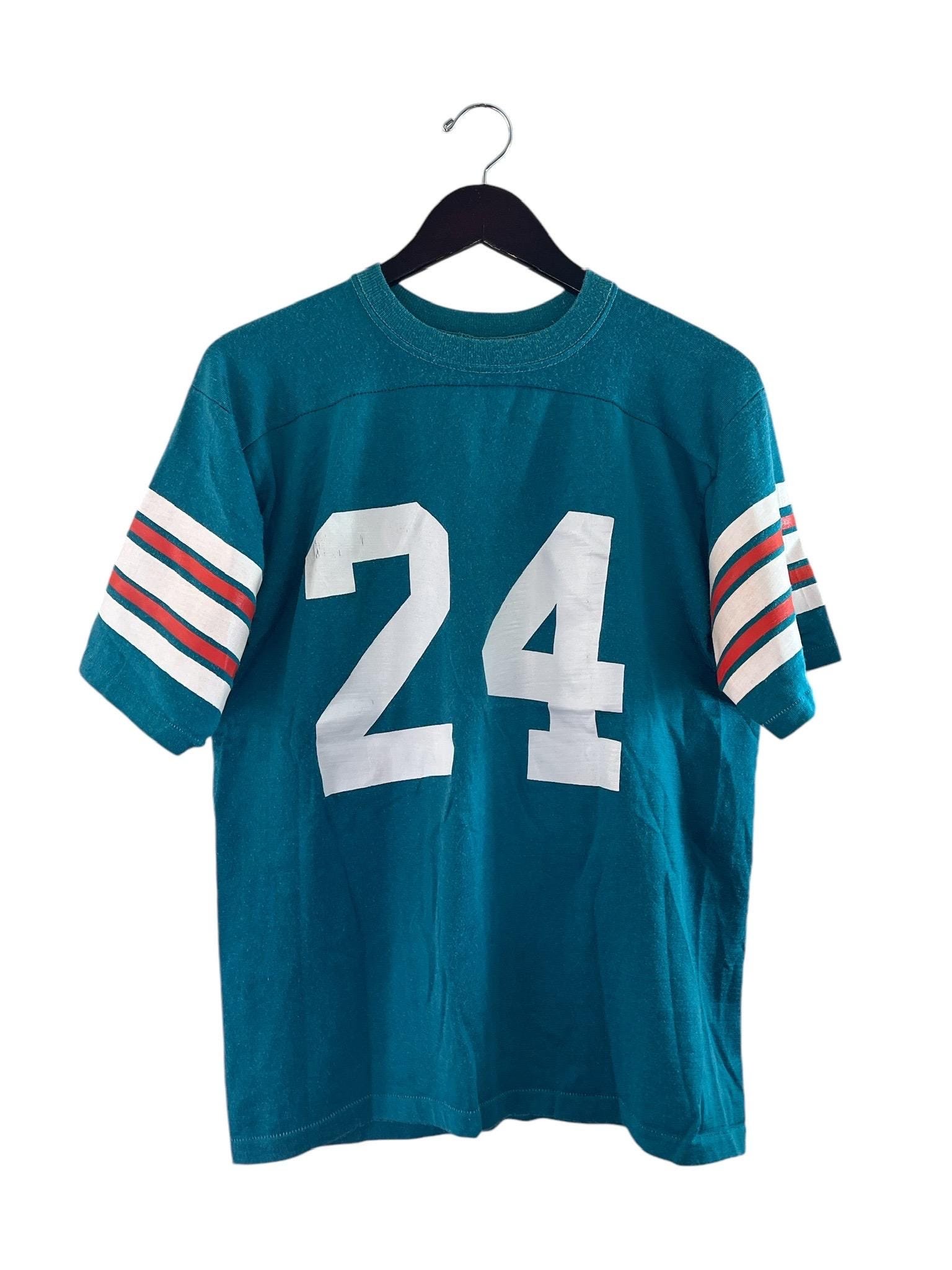 Vintage 1st String Miami Dolphins Jersey #24 Mens Size Large 80s