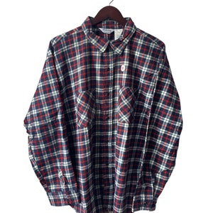 vintage five brother dakota plaid flannel shirt mens size 3XL deadstock NWT 80s made in USA
