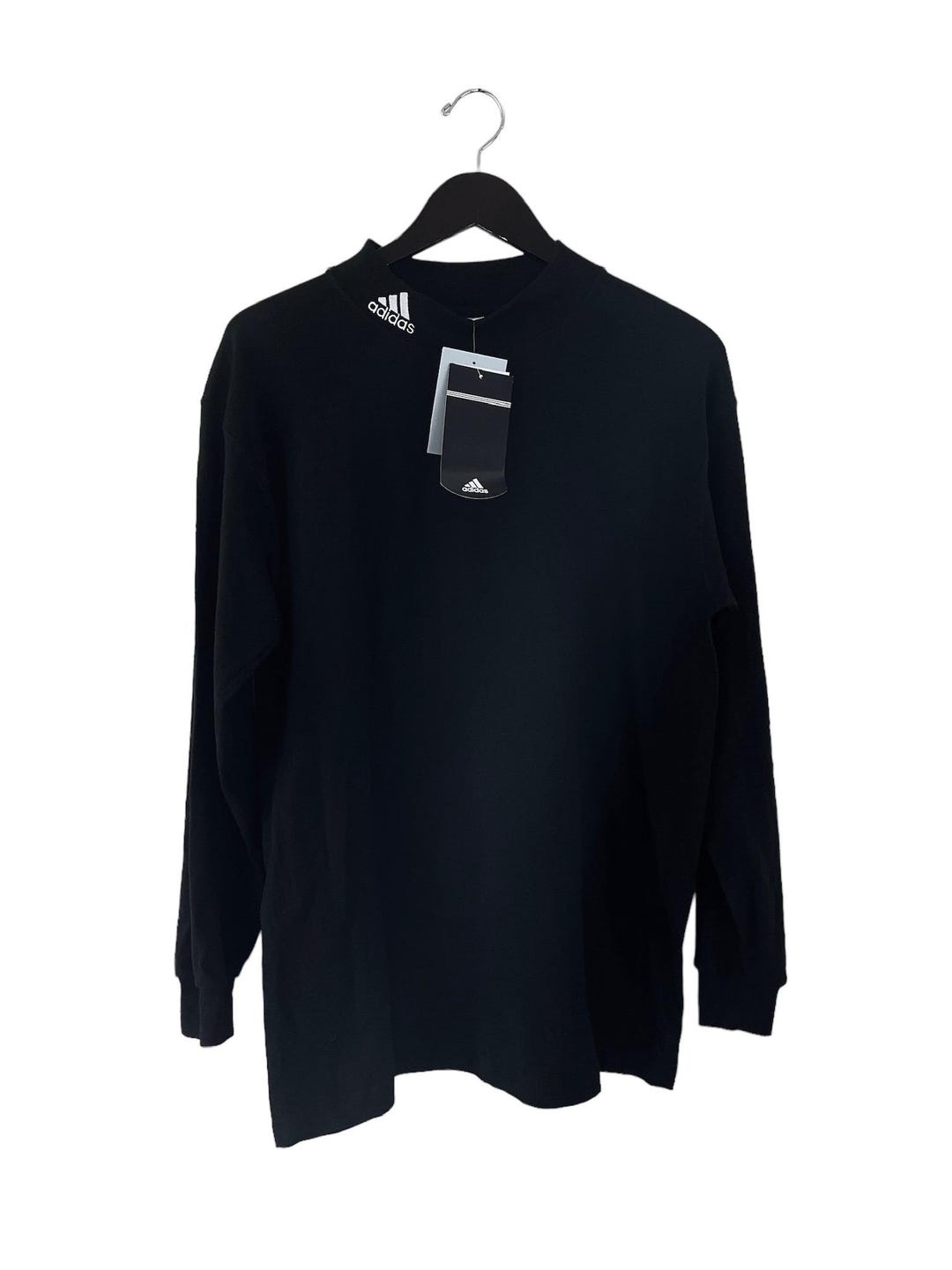 Vintage Adidas Mock Neck Long Sleeve Shirt Mens Size Small Deadstock NWT 2002 Etsy