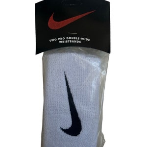 vintage nike wristbands sweatbands two-pack adult OSFA deadstock NIP 90s