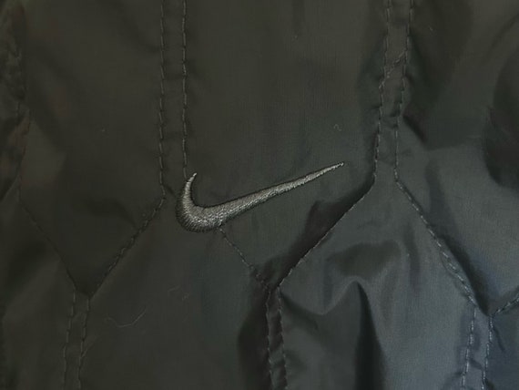 vintage nike quilted bomber jacket coat mens size… - image 3