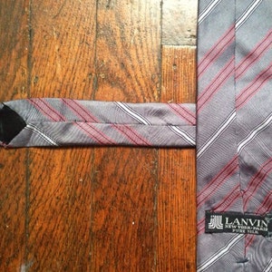 vintage lanvin silk tie