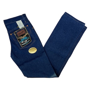 vintage wrangler student straight leg jeans size 27x32 deadstock NWT 80s made in USA