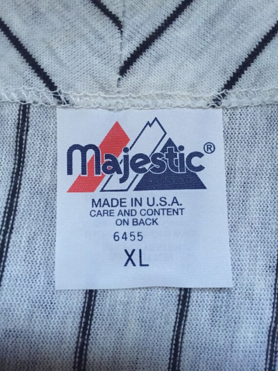 legit vintage X majestic pinstripe baseball jerse… - image 5