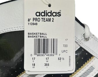 Vintage Adidas A3 Pro Team 2 Basketball Sneakers Shoes Mens Size