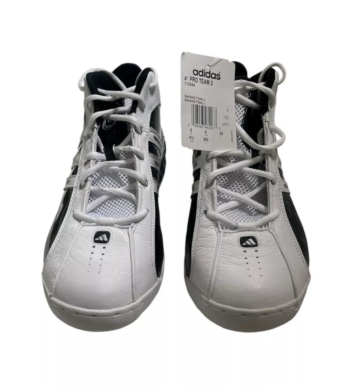 Vintage Adidas A3 Pro Team 2 Basketball Sneakers Shoes Mens Size 8.5  Deadstock NIB 2005 - Etsy