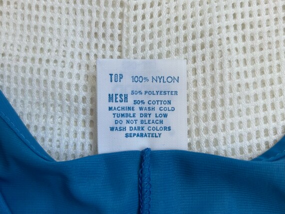 vintage adidas nylon mesh tank top mens size XS d… - image 5