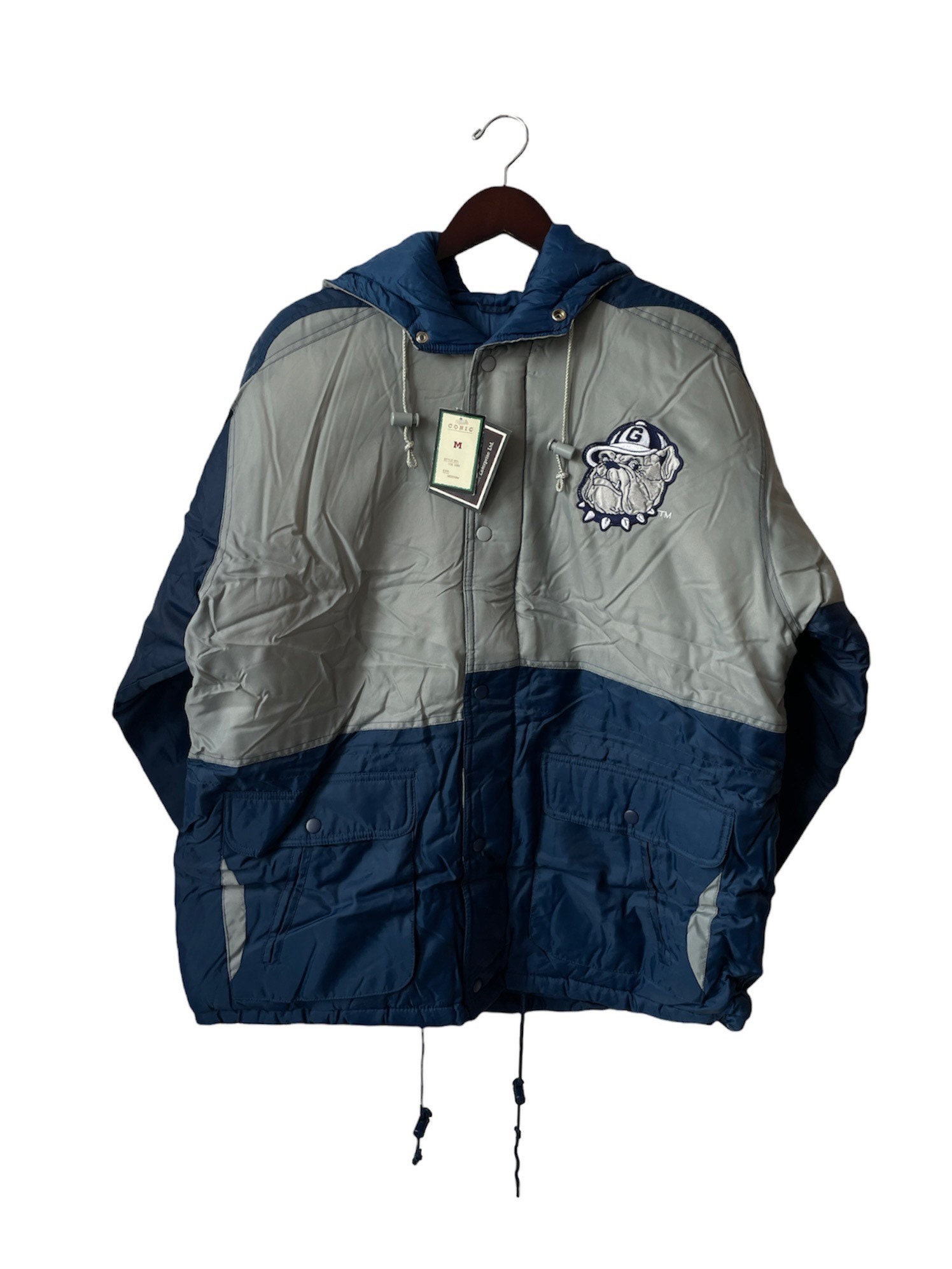 Vintage Georgetown Hoyas Conic Jacket Coat Mens Size Medium