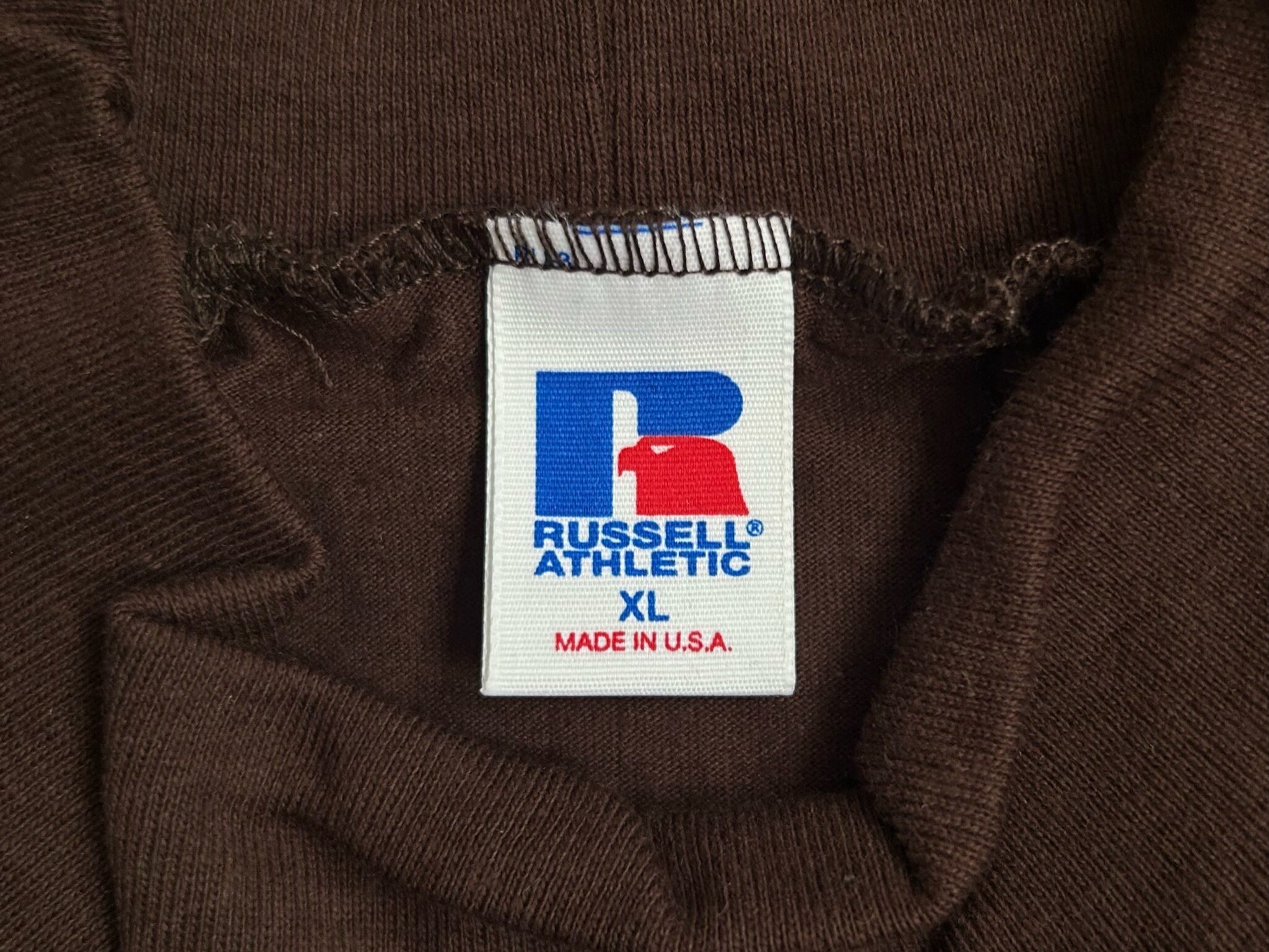 Vintage Russell Athletic Mock Turtleneck Shirt Mens Size XL