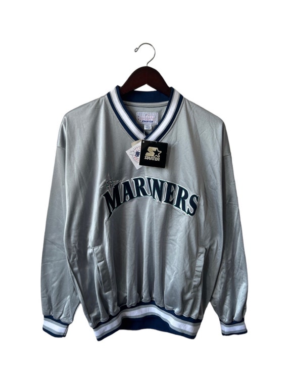 Vintage RARE Seattle Mariners satin jacket by Starter - M -  VintageSportsGear