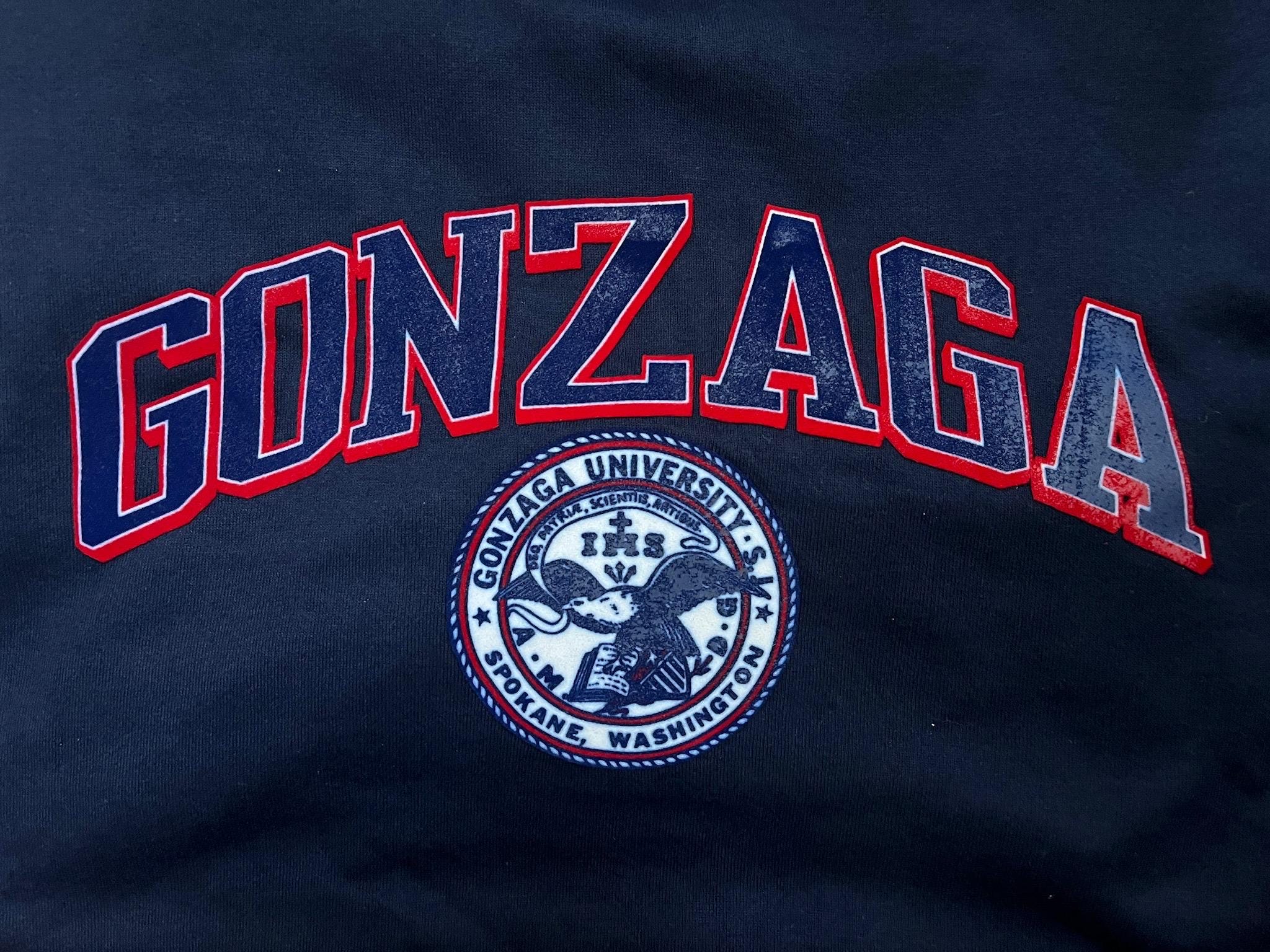 Vintage Gonzaga Bulldogs Sweatshirt Mens Size Large Deadstock NWT 