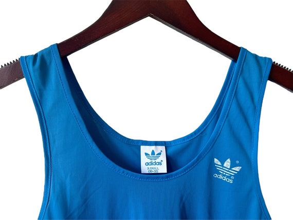 vintage adidas nylon mesh tank top mens size XS d… - image 2